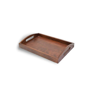 Plateau de service en bois de sheesham indien fait à la main avec poignée plateau décoratif de Ramadan pour une utilisation en cuisine à vendre - Product Image 1