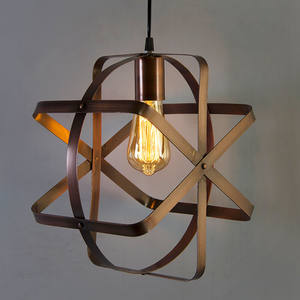 ÉCLAIRAGE DÉCORATIF PENDENTIFS EN MÉTAL COULEUR BRUNISÉE POUR DÉCORER MAISON HÔTELS RESTAURANT ARTISANAT EN MÉTAL INDIEN - Product Image 1