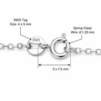 Collar de Plata de Ley 925 con Cadena Cruzada y Doble Cuentas, 18 Pulgadas, Joyería Minimalista con Cuentas para Mujer