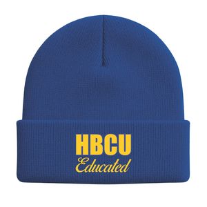 Chapeau beanie bleu SGRho pour les étudiants des HBCU, casquette en acrylique Sigma Gamma Rho, broderie en chenille, sororité grecque Divine Nine, couvre-chef - Product Image 2