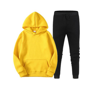 Ensemble de sport à capuche pour hommes pour le printemps et l'automne: pantalon pull coupe ample en polaire confortable - Product Image 1