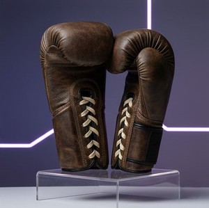 Gants d'entraînement professionnels en métal avec motif hexagonal et rembourrage en mousse haute densité pour la salle de sport et le travail avec un sac - Product Image 4