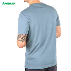 เสื้อยืดลำลองผู้ชายทรงปกติ ผลิตตามสั่ง ผ้าฝ้าย 100% พร้อมคุณสมบัติป้องกันรอยยับและแห้งเร็ว - Product Image 1