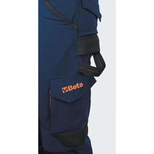 BETA <b>Blue</b> Multipocket Stretch <b>Work</b> <b>Trousers</b> Comfortable Style Workwear - Product Image 3