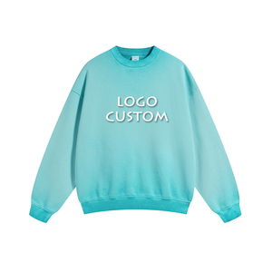 Sudaderas de Invierno para Hombre, Cuello Redondo, Corte Regular, 100% Algodón, con Logotipo Bordado Personalizado OEM - Product Image 5