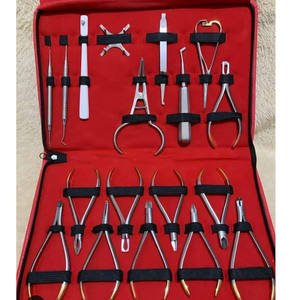 Premium Dental Orthodontic <b>Pliers</b> Instrument Kit, Orthodontic Kit, 18 Pieces <b>Set</b> - Product Image 1