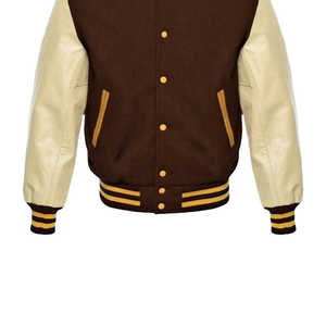 Vestes universitaires pour hommes en gros Vestes universitaires vierges Logo personnalisé Veste universitaire unie pour hommes Respirante Mode personnalisée OEM - Product Image 2