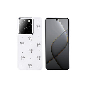 Étui pour Tecno Spark 20 Pro 5G avec design airbag, coque de téléphone en silicone transparent scintillant, motif étoile, PC translucide pour Tecno Spark Go - Product Image 2