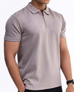 Camiseta Casual de Alta Calidad para Hombre, 240 Gramos, 100% Algodón, Tejido Sólido, Logotipo Personalizado, Manga Corta, Antiencogimiento, Bordado - Product Image 5