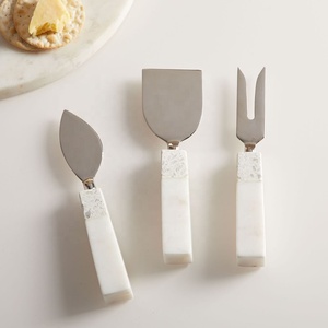 Coupe-fromage en acier inoxydable, tranche de beurre, ensemble de fromage de cuisine, manche poli en bois, épandeur et trancheuse en acier inoxydable - Product Image 2