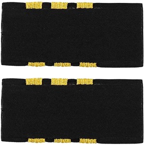 อินทรธนูพระจันทร์สีทองบนแผ่นทองคำสีแดงขอบหนาทำด้วยมือแผ่นรองไหล่พิธีเดินขบวนโดย Roncex - Product Image 6