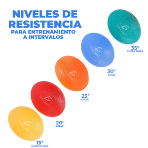 Kit de Pelotas de Ejercicio TPE Terapéuticas para Entrenamiento de Fuerza, Pelota Portátil para Aliviar el Estrés - Product Image 1