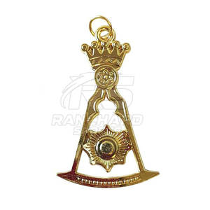 Ensemble de collier et de bijoux maçonniques de qualité supérieure, accessoires de cérémonie de loge, collier maçonnique avec ensemble de bijoux - Product Image 2