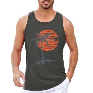 Camiseta sin mangas de verano para hombre, chaleco sólido de estilo callejero, Camiseta deportiva informal para gimnasio, camiseta muscular de punto de algodón transpirable - Product Image 3