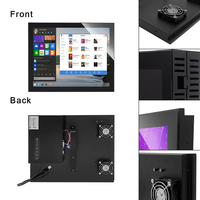 Monitor Táctil Industrial para Exteriores de 21.5 Pulgadas, Multitáctil de 10 Puntos, Resistente al Agua IP65, Montaje en Panel, Pantalla Táctil para Kiosco