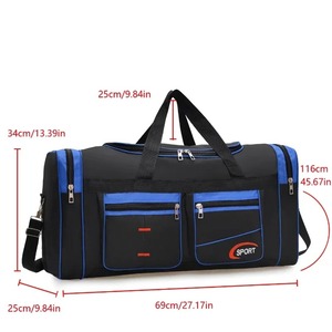 กระเป๋าผ้ายีนส์ของผู้ชายที่ทนทาน50-70L จุของได้มากพร้อมกรอบด้านในสำหรับการตั้งแคมป์และเดินป่า - Product Image 6