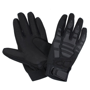 Gants de travail personnalisés en cuir avec paume renforcée en TPR pour écran tactile, antidérapants, pour la construction et la mécanique - Product Image 2
