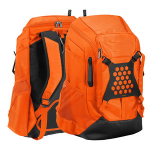 Sac de voyage portable à roulettes en nylon pour baseball et softball avec logo frontal personnalisé, capacité 50-70L, conception respirante à séchage rapide - Product Image 3