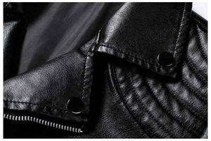 Custom Real Leather Jacket Leather Jackets Factory Price Jacket/ Pakistan Lamb Leather Wholesale, Fashion <b>Men</b> <b>Black</b> Custom Brand - Product Image 4