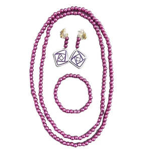 Ensemble de bagues Wish Asha à motif géométrique en cuivre et laiton, plaqué or blanc, mignon, pour mariage, fête, cadeau, bijoux de mariée, zircon, perle, diamant - Product Image 1