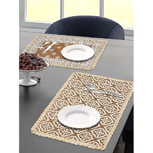 Tapis de Table tissé en toile de Jute, style classique, Design personnalisé, rayures, Logo de haute qualité, tapis de Table à manger personnalisé, prix de vente directe - Product Image 2