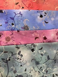 100% polyester mousseline de soie tissu textile pour femmes robe - Product Image 3