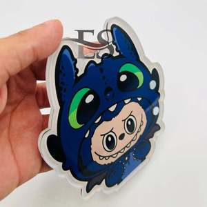 กระเบื้องขนตาอะคริลิคพร้อมแม่เหล็กแผ่นติดขนตาตัวการ์ตูนน่ารักสั่งทำได้ - Product Image 5