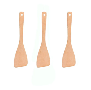 <b>Wooden</b> Traveta & Turner Spoons for <b>Cooking</b> 4- Piece Kitchenware Nonstick Bamboo <b>Cooking</b> <b>Utensils</b> Spatula Spoon - Product Image 5