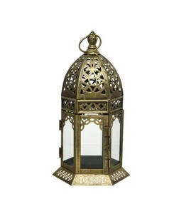 Modern Gold Moroccan Design Handmade Eco-Friendly Luxury Unique <b>Lantern</b> for Home Easter Decor - Product Image 5