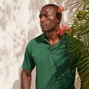 Camiseta de Manga Corta con Botones, Unisex, de Poliéster, Tejido de Punto, Informal, Cómoda, Ecológica, Lavada, de Secado Rápido, Largo Regular - Product Image 6