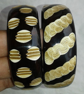 Juego de Brazaletes de Cuerno de la Mejor Calidad al por Mayor, Joyería de Imitación de Perlas de Moda para Bodas - Product Image 6