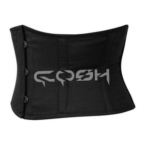 Corset Waspie court noir pour le modelage de la taille |   Corset noir Waspie - Product Image 1