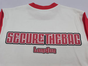 T-shirts en coton à manches longues et col rond, personnalisés avec logo, sérigraphiés, épais, surdimensionnés, style patchwork, vente en gros - Product Image 3