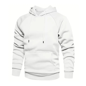 Sudadera con Capucha para Hombre, Color Caqui, Corte Regular, Bolsillo Tipo Canguro, Cordón Ajustable, Algodón Premium Ecológico, para Invierno - Product Image 1
