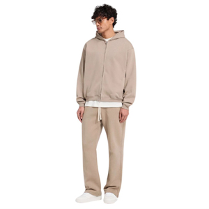 Ensemble de survêtements d'hiver pour hommes de qualité supérieure, personnalisés, respirants, en molleton 100% coton 300g, vêtements d'entraînement en gros - Product Image 3