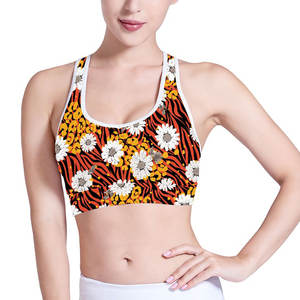 Sangle sans couture dos nu Fitness Yoga soutien-gorge séchage rapide une épaule haut minceur respirant coton Spandex XL soutiens-gorge de sport - Product Image 3