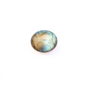 Piedra Preciosa Suelta de Labradorita de 5.1 Quilates, Gemas Minerales Naturales Pulimentadas, Efectos Ópticos Calibrados, Color Gris Azulado Arcoíris, 3-10 mm - Product Image 2