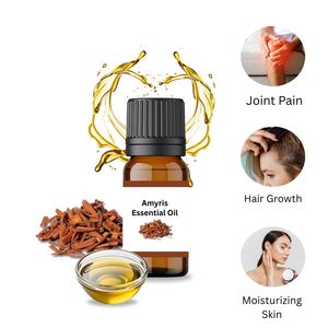Huile essentielle d'amyris 100% pure naturelle biologique, distillée à la vapeur, huile anti-âge pour tous les types de peau - AARNAV GLOBAL EXPORTS (OBM - Product Image 3