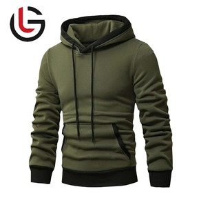 Personalizable 300 GSM gris Vintage poliéster sin forro polar con capucha 100% algodón cálido elegante chaqueta con capucha de invierno para hombres - Product Image 2