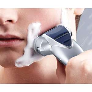 Rasoir électrique rotatif 3-en-1 pour homme, 3 lames, utilisation humide et sèche, sans fil, étanche IPX7, de remplacement, pour visage et corps, lavable - Product Image 4