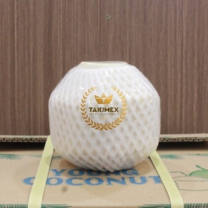 出售天然有机新鲜年轻椰子切割圆锥体形状/钻石形状，带越南吸管 - Product Image 6