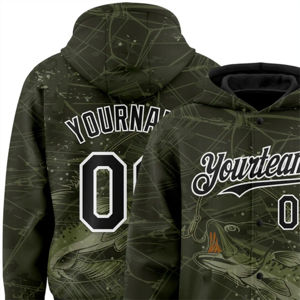 Nouveau dernier design sweat à capuche de sport sur mesure sport de haute qualité sport 100% polyester pour sweat à capuche camouflage imprimé par sublimation complète - Product Image 5