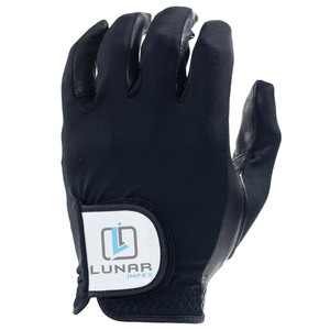 Spandex bleu marine en tissu haute Performance avec gants de golf faits à la main en cuir Cabretta gants de golf antidérapants en cuir personnalisés - Product Image 4