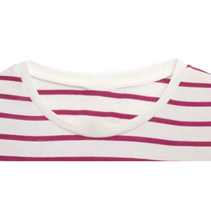 Camiseta Térmica de Manga Corta con Cuello Redondo, Estilo Urbano, Ecológica y Personalizada para Mujer, Hecha de Felpa de Algodón Orgánico - Product Image 2