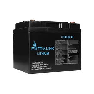 แบตเตอรี่ Extralink LiFePO4 40AH, 12.8V, พร้อมระบบ BMS - Product Image 2