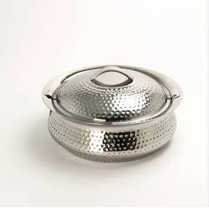 Finishing High Quality Steel with Lid Handmade Hammered Luxury Casserole Serving <b>Food</b> <b>Warmer</b> <b>for</b> Home Hotel Restaurants - Product Image 4