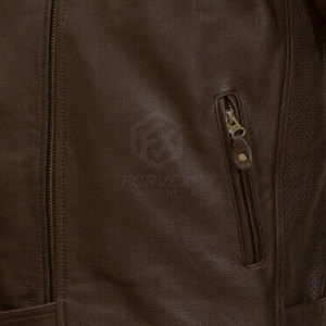 เสื้อแจ็คเก็ตมอเตอร์ไซค์สำหรับผู้ชายฤดูหนาว ระบายอากาศได้ดี น้ำหนักเบา กันลม คุณภาพสูง ผลิตจากหนัง - Product Image 6