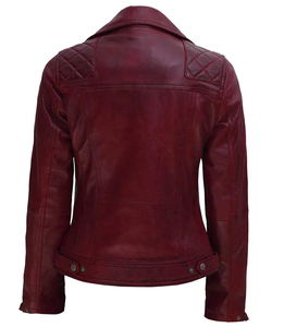 Chaqueta de Cuero Genuino para Mujer, Logotipo Personalizado OEM, Cuero Real de Cordero y Vacuno, Estilo Motero Corto, Venta al por Mayor de Fábrica 2026 - Product Image 6