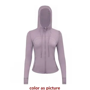 Chaqueta Deportiva de Manga Larga para Mujer, Secado Rápido, para Gimnasio, Yoga, con Protección Solar, Cierre Frontal, Estilo Jersey - Product Image 6
