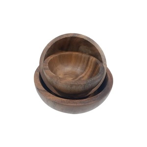 Tazón Artesanal de Madera SUAZ, Hecho a Mano, en Tamaños Personalizados, Tazón Redondo de Madera 100% Premium, Tazón de Madera al por Mayor - Product Image 6